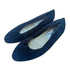 Mootsies Tootsies Black Finch Comfort System Suede Slip On Flats Womens 8.5