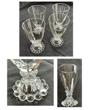 VINTAGE Anchor Hocking BOOPIE Cocktail Parfait Glasses 8 oz.  4-Pc Set (1950s)