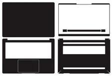 KH Sticker Skin Cover for HP BookPro 14 (2025) 14-fr0041TU Laptop Carbon Decals