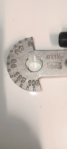 Parker Bender Flare End Or Close End Radius Block for 412 & 420 1/2X 1-1/4