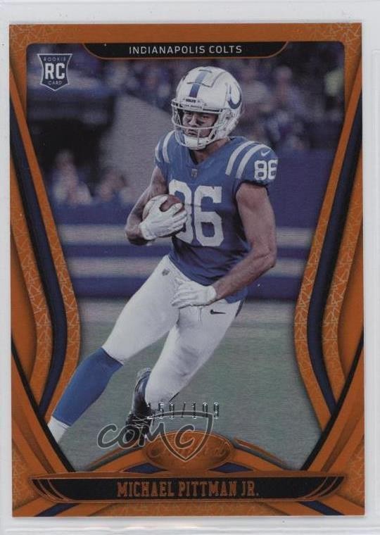 2020 Certified Rookies Mirror Orange 159/199 Michael Pittman Jr #122 0sm7