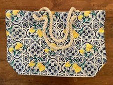 Sommerliche große Tasche/Shopper mit Zitrone...