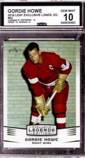 2018 Leaf Gordie Howe Exclusive Lgends Ed #02 CCG 10!