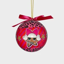 L.O.L. Surprise! Christmas Tree Ornament Pink Kurt Adler 3" LOL Doll Holiday