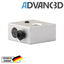 Advanc3D Heizblock Makerbot extruder heating block Standardmodell MK8 Filament