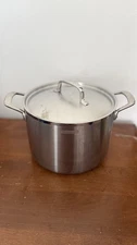 Tramontina Gourmet Tri-Ply Clad 8 qt. Stainless Steel Stock Pot with Lid