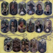 AMC The Walking Dead - Season 4 - COMPLETE SET - Costume Relic Dog Tags (C1-C17)