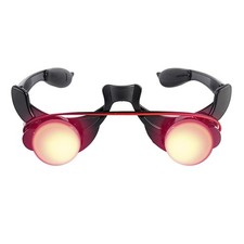Holiberty Glowing Red Eyes Glasses Scary Grim Reaper Cosplay Halloween Costum...