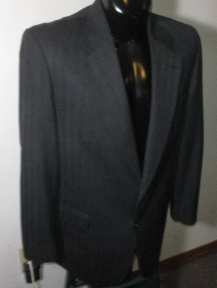 Traje STRATHMORE Gris Oscuro Lana Pesada 2 Piezas Para Hombre Talla 42 Largo, 38X32 Foto 4 de 4