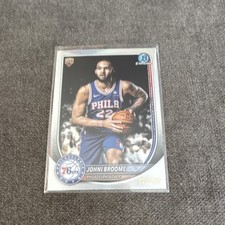 Topps Bowman Chrome Johni Broome RC #203 Philadelphia 76ers /499