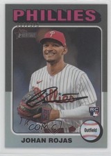 2024 Topps Heritage Chrome Silver Refractor 117/375 Johan Rojas #171 1h0p