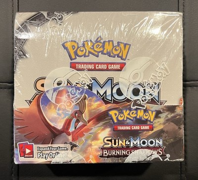 Factory Sealed Pokemon TCG Sun & Moon Burning Shadows Booster Box with  Protector | eBay