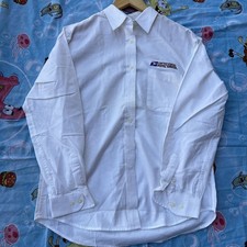 Vintage United States Postal Service USPS White Work Shirt Long Sleeve Womens M