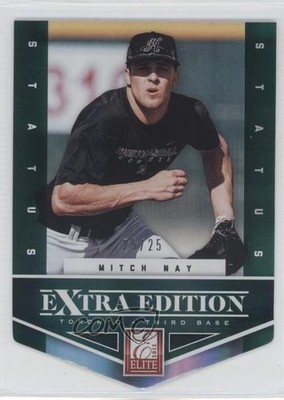 2012 Elite Extra Edition Status Emerald Die-Cut 25/25 Mitch Nay #132 0p8