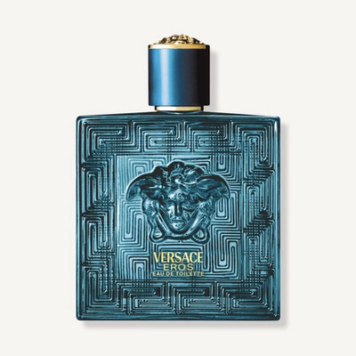 Versace Eros Pour Homme Eau de Toilette Spray, Regular Size 3.4 US fl oz