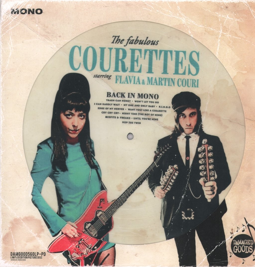 Courettes Back In Mono LP vinyl Europe Damaged Goods 2025 Limited Edition