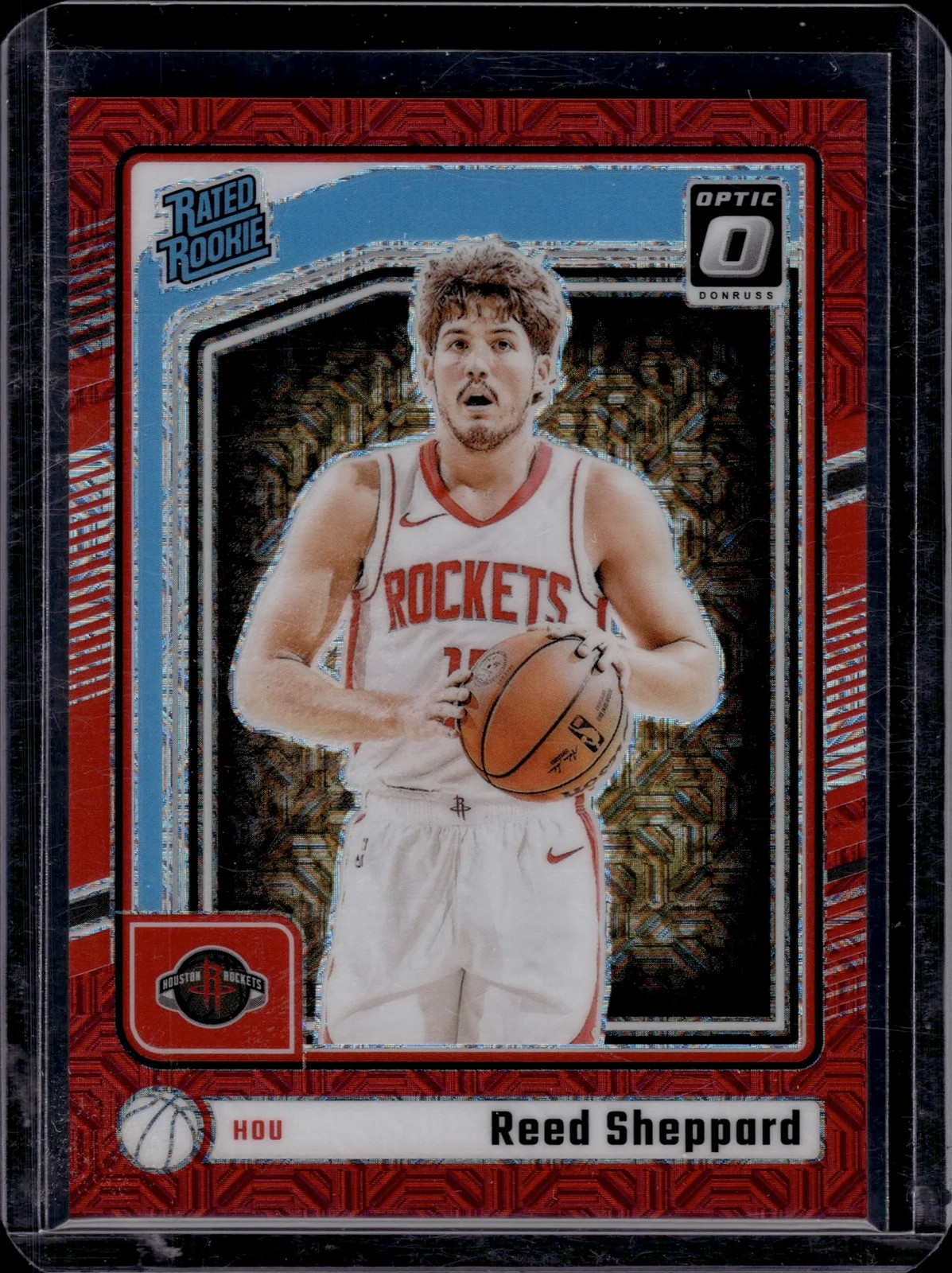 2024 Donruss Optic Rated Rookie Reed Sheppard #255 Choice Red 84/88