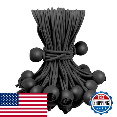 Skytened 60Pcs 6Inch Ball Bungee Cords Heavy Duty Outdoor Bungee Cord Balls