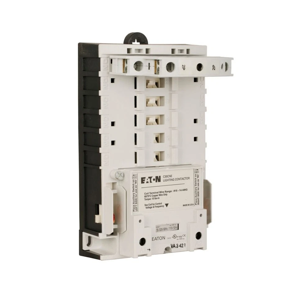 Eaton C30CNE60A0 Mechanically Held Lighting Contactor, 30A 6NO - Image 2 of 3