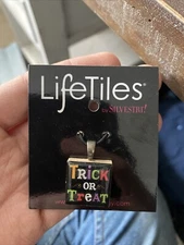 Life Tiles Pendant By Demdaco Made In USA 'Trick Or Treat' NEW In Package