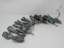 Standard Lot of 10 Phone Cords Cables RJ-11 Variety of Lengths