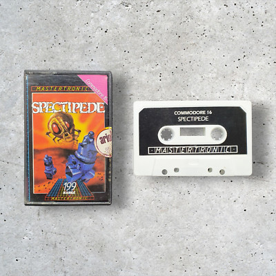 Spectipede Commodore 16 Mastertronic 199 Range Spiel Game Videospiel