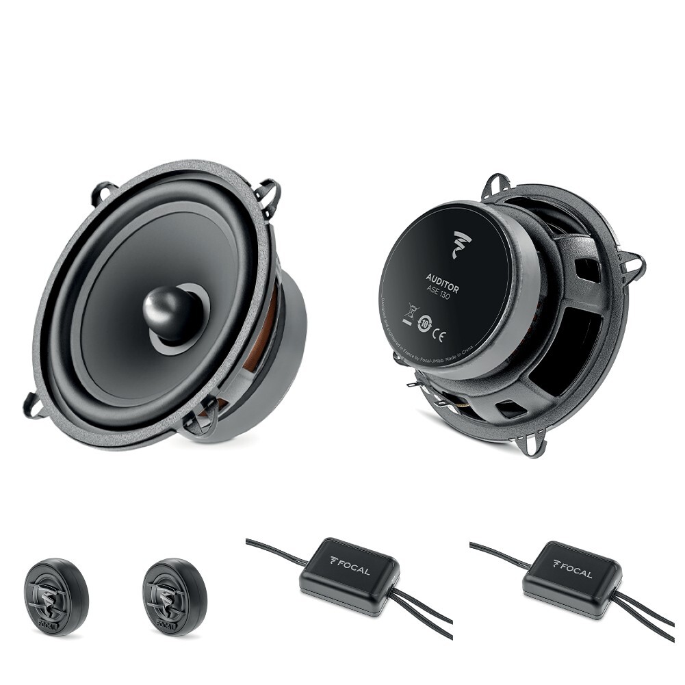 1 FOCAL AUDITOR ASE-130 kit da 130 mm 90 db alloggiamenti standard car audio