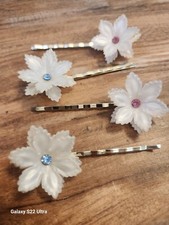 Vintage 4 Set Flower Hairpins