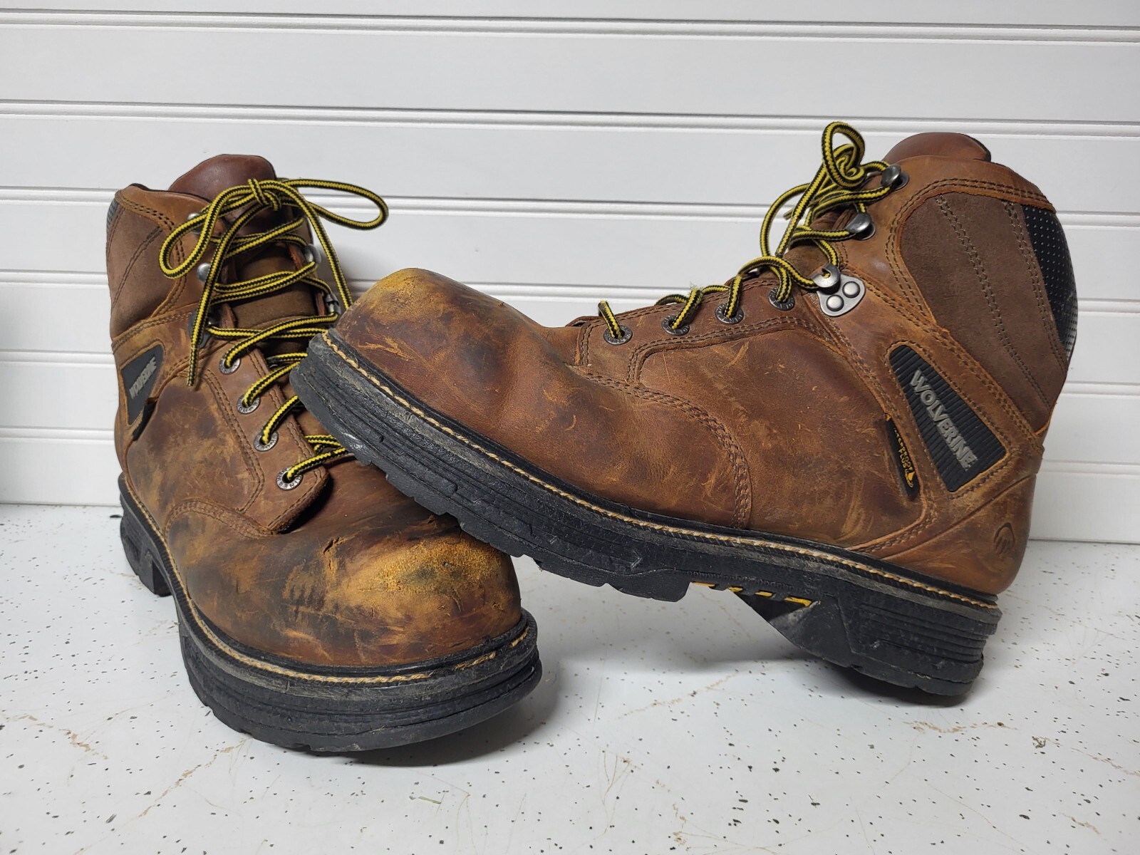 Wolverine Hellcat W201175 Leather Work Boots Size… - image 1