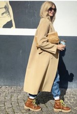 Gestuz Lea Wool Coat Tan/brown £350 New Never Been Worn So 10 Like Frankie Shop