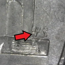 2017-P Jefferson Nickel Circulated Die Chip on "FS" Error/Variety Philadelphia