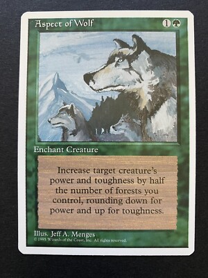 Aspect Of Wolf / 4th Edition - Magic The Gathering, Sehr Guter Zustand