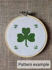 Counted Cross Stitch Shamrock Pattern