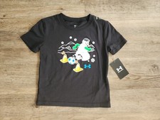 Under Armour Boys Size 4 Toddler Snowman Winter Soccer Black Shirt New NWT