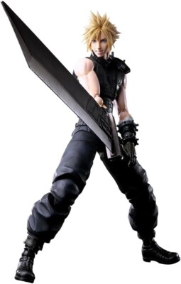 Final Fantasy VII Rebirth Play Arts Kai Cloud Strife PVC bemalte Actionfigur