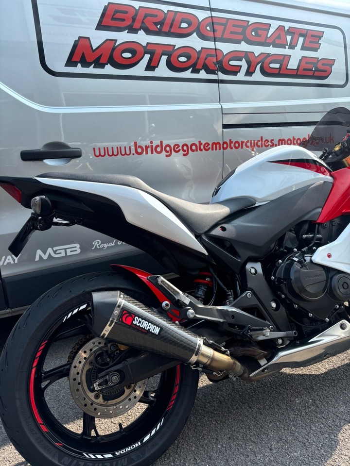 HONDA CBR650, 2013, Red/white. 25k Miles. Quick uk delivery eBay