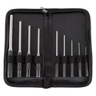 9 Pieces Gunsmith Grip Roll Pin Punch Tool Set in Zippered Organizer Carry Case