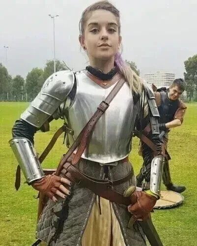 Armure médiévale demi-corps Dark Lady Plate Armor SCA Suit Cuirass