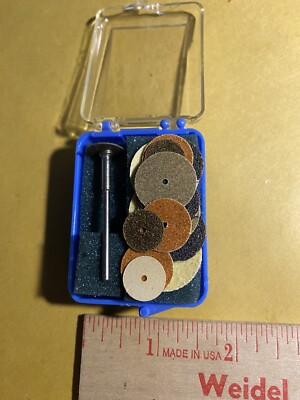 Sanding Disc  Kit for Dremel Rotary Tool Approximately 15 Disc And 3/32 arbor