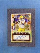 2021 Pro Set ANDRE ANTHONY RC Auto Power Chicago Bears @CT55