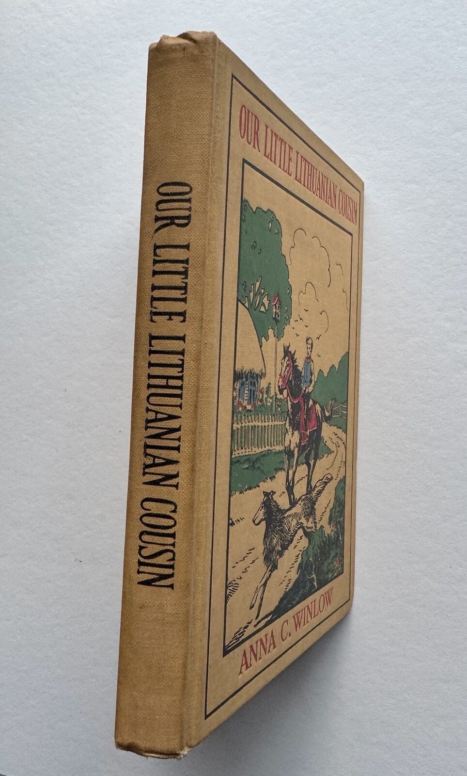 1926 Series Book Our Little Lithuanian Cousin Anna Winlow HC  First Imp.