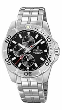 Festina multifunction steel watch F20666/4