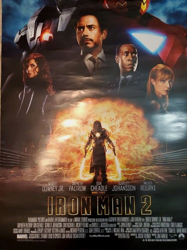 IRON MAN 2 Movie POSTER 24 x 36 Gb Eye Fp2443 - Afbeelding 1 van 2