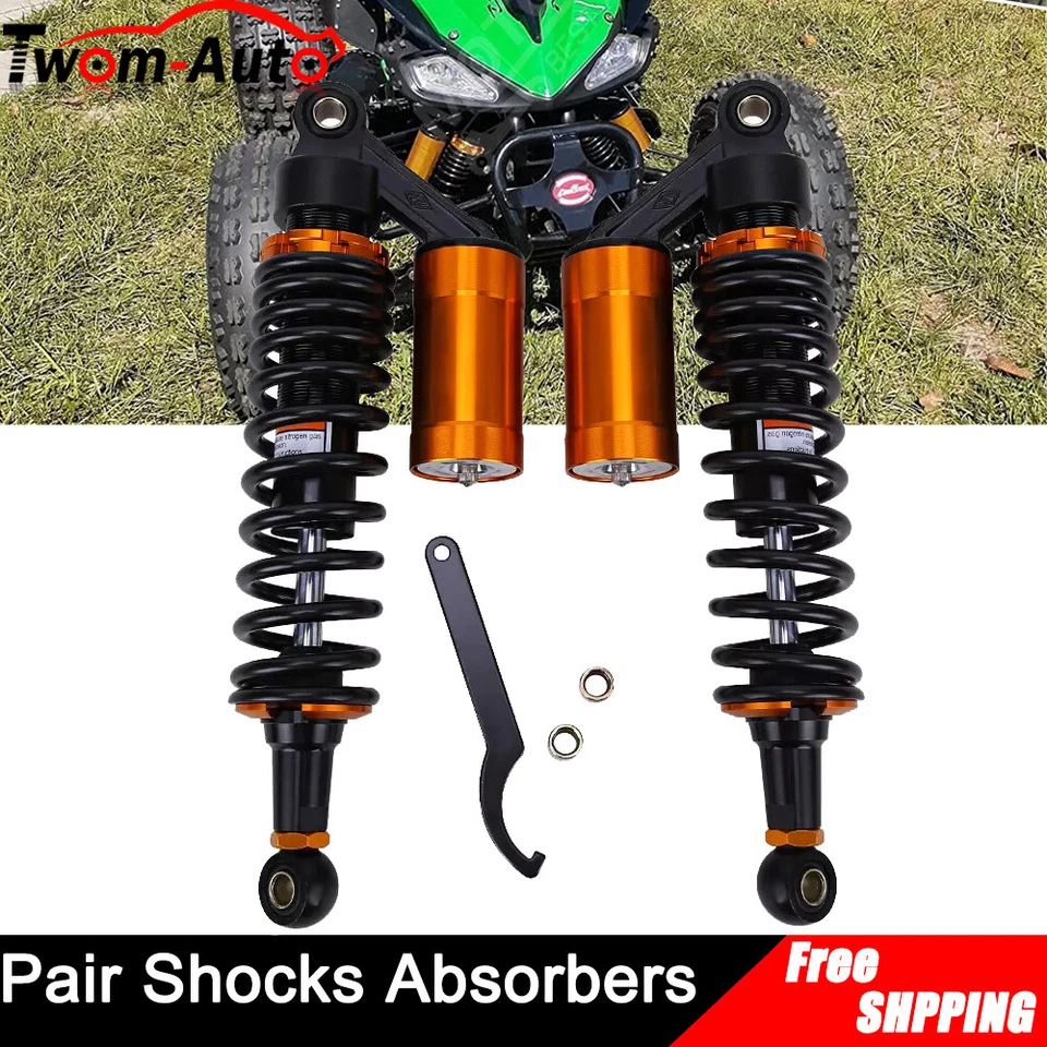 Amortiguadores de aire traseros ajustables para moto Honda Kawasaki Yamaha 13,5"" Foto 4 de 4