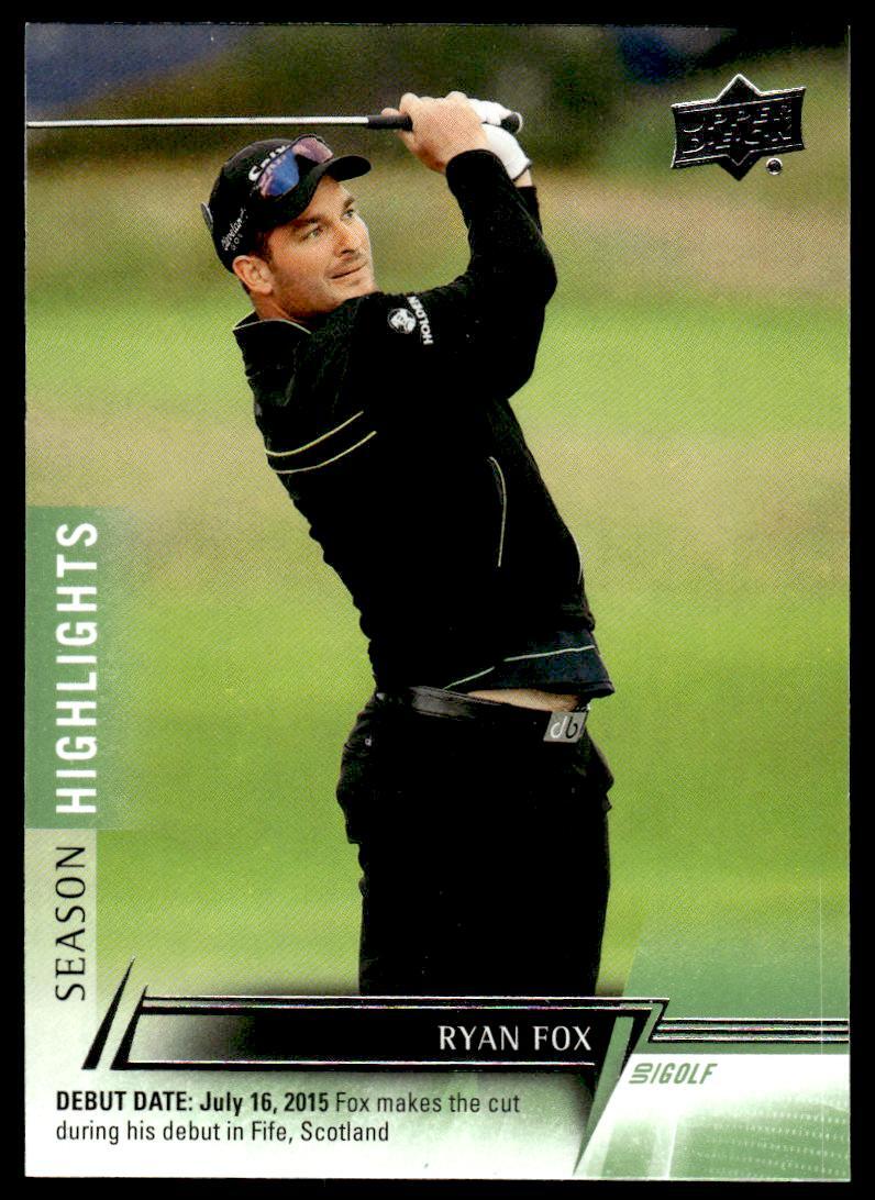 2024 Upper Deck #69 Ryan Fox PGA Golf Season Highlights