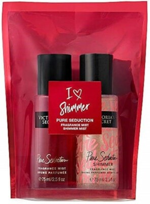 VICTORIA'S SECRET I LOVE SHIMMER PURE SEDUCTION RARE HTF FREE SHIPPING GIFT SET