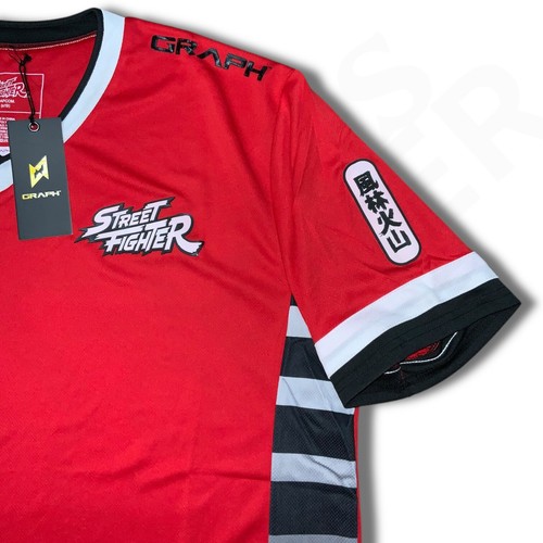 Street Fighter T-Shirt Men's XL Red Gaming League Jersey Arcade (Pnk) Capcom - Picture 7 of 18