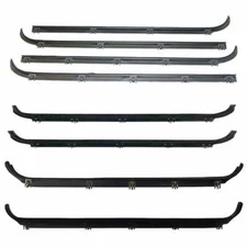 Felt Window Sweep Belt 8 Piece Kit 87-98 Ford F250 F350 Super Duty Crew Cab 