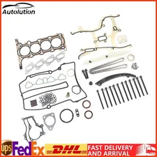 For 2011-15 Chevrolet Cruze 1.4L Turbo Head Gasket Bolts Set & Timing Chain Kit