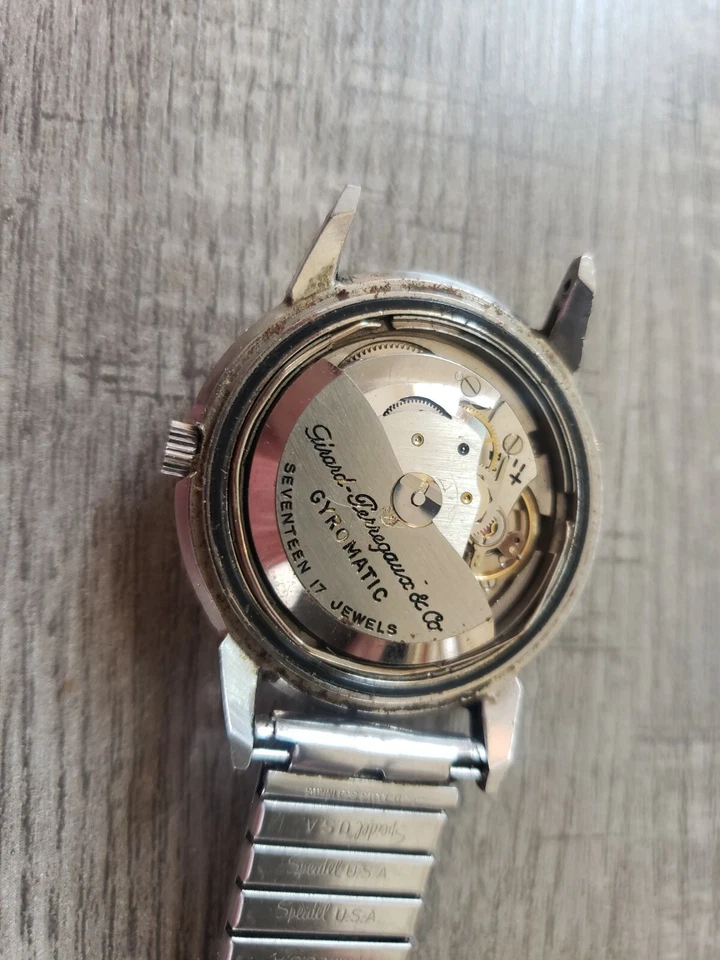 Reloj GIRARD-PERREGAUX GYROMATIC 3 Manecillas Automático Vintage Inoxidable/Impermeable Foto 4 de 4